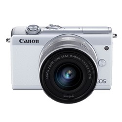 Canon 佳能 EOS M200 数码微单单镜头套装 白色 EF-M 15-45mm f/3.5-6.3 IS STM