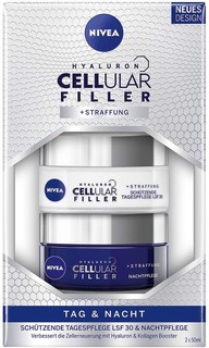 NIVEA 妮维雅 玻尿酸 Cellular Filler日夜套装面霜（2 x 50 毫升）