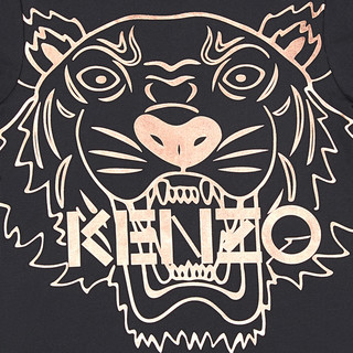 KENZO 凯卓 儿童长袖圆领衫 黑色 140cm