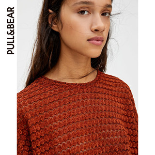 PULL&BEAR 09558391 女士雪尼尔针织衫