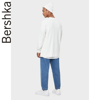 Bershka 07100512251 男士印花针织衫