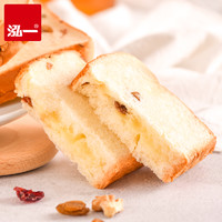 泓一 坚果面包吐司 营养粗粮早餐代餐点心，手撕面包休闲零食650g