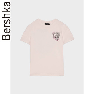 Bershka 巴适卡 07528987902 女士字母印花T恤