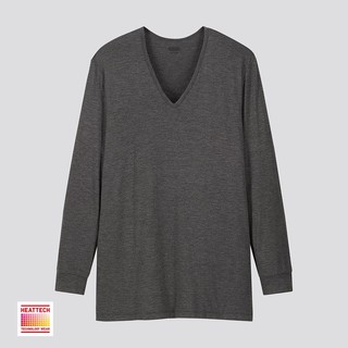 UNIQLO 优衣库 HEATTECH 418791 男士V领T恤