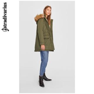 Stradivarius 05895295550 女士连帽派克大衣