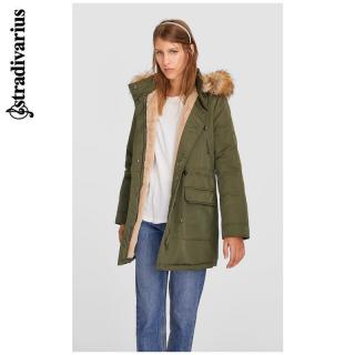 Stradivarius 05895295550 女士连帽派克大衣