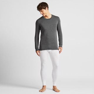 UNIQLO 优衣库 HEATTECH EXTRA WARM 418795 男士圆领T恤