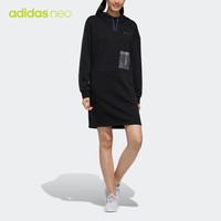 adidas 阿迪达斯 宝可梦联名 FU3912 女款连帽套头长袖裙装