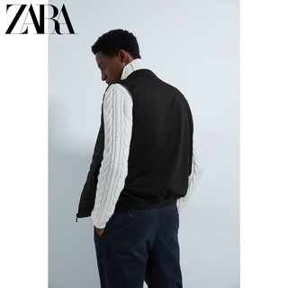 ZARA 01792456800 拼接棉服背心