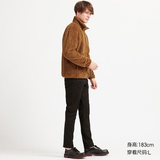 UNIQLO 优衣库 418712 男士长绒摇粒绒夹克