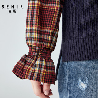 Semir 森马 059070425 女士假两件毛衣