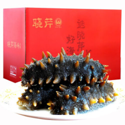 晓芹 大连 冷冻即食海参 8-10头 1.5kg 24-30只 *2件