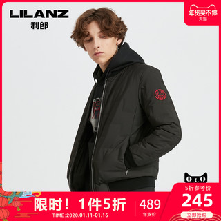 LILANZ 利郎 G9DSL55701 男士棒球领羽绒服