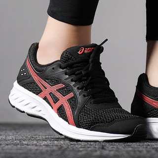 ASICS 亚瑟士 JOLT 2 女士跑步鞋 1012A151-401 黑色/红色 35.5