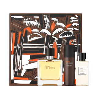 HERMÈS 爱马仕 2019大地礼盒套装（浓香75ml+须后乳40ml+须后泡沫50ml）