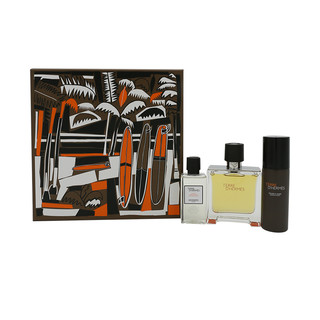 HERMÈS 爱马仕 2019大地礼盒套装（浓香75ml+须后乳40ml+须后泡沫50ml）