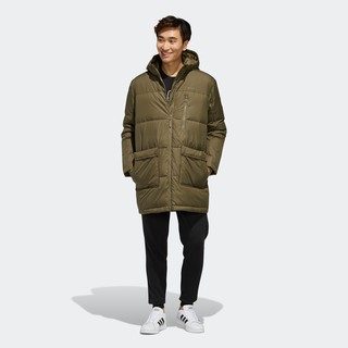 adidas NEO M DOWN JKT FK9949 男士中长款羽绒服