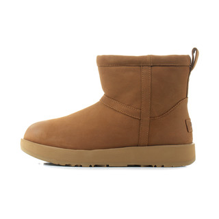 UGG Classic Mini L Waterproof系列 女士时尚皮革防水雪地靴