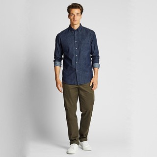 UNIQLO 优衣库 男装衬衫419016666 深灰色 165/84A/S