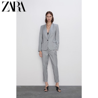 ZARA 09929321802 女装千鸟格休闲西装