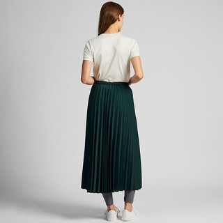 UNIQLO 优衣库 420358 女装高腰打褶长裙