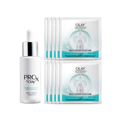 OLAY 玉兰油 Pro-x亮洁皙颜套装(精华液40ml+小白瓶面膜10片)