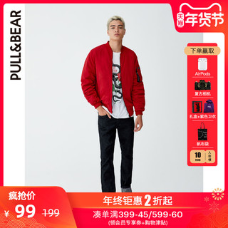 PULL＆BEAR 09711505 男士飞行员夹克