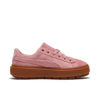 PUMA 彪马 Platform Trace 女士休闲运动鞋 372613-02 新婚粉/树胶色 35.5