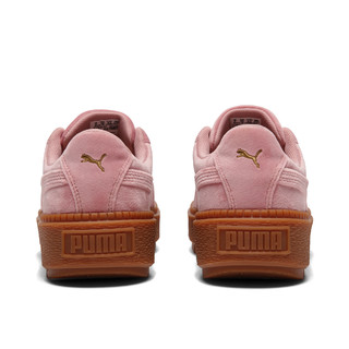 PUMA 彪马 Platform Trace 女士休闲运动鞋 372613-02 新婚粉/树胶色 35.5