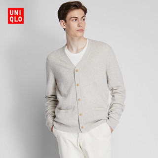 UNIQLO 优衣库 419196 羊仔毛V领针织开衫