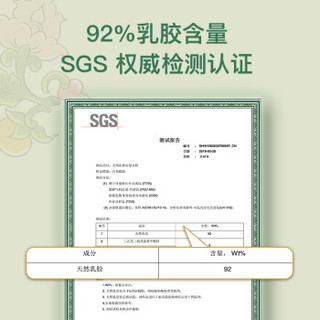 THRoyal 泰国天然乳胶床垫进口95D榻榻米橡胶护脊