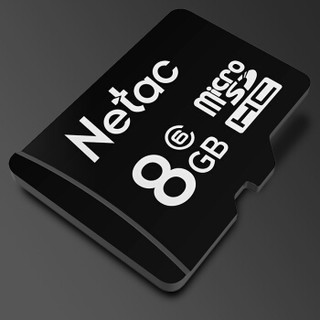 朗科（Netac）8GB TF（MicroSD）存储卡 C6 行车记录仪监控摄像手机内存卡 黑色