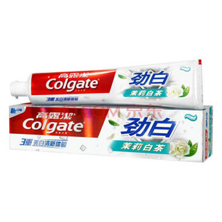 高露洁（Colgate） 劲白茉莉白茶 美白牙膏 180g ×48（整箱）