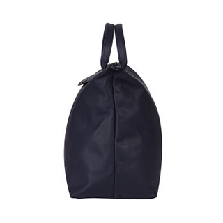 LONGCHAMP 珑骧 2019新品 LE PLIAGE CUIR系列 女士海军蓝皮质手提单肩包 1630 757 556