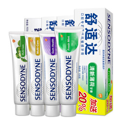 SENSODYNE 舒适达 抗敏感牙膏 牙龈积雪草薄荷多效清新套装420g