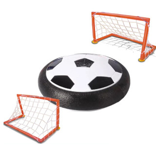 爸爸妈妈（babamama）室内足球 悬浮式电动足球玩具 亲子双门足球互动玩具男孩礼物 带2球门 18CM YF-223
