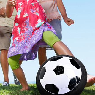 爸爸妈妈（babamama）室内足球 悬浮式电动足球玩具 亲子双门足球互动玩具男孩礼物 带2球门 18CM YF-223