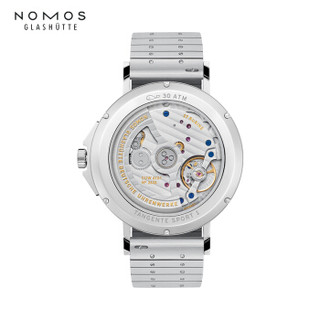 NOMOS 诺莫斯 Tangente系列580 包豪斯风自动机械德表钢带透底