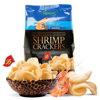 papatonk 啪啪通 原味虾片 85g/袋