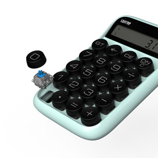 LOFREE 洛斐 EH113P 圆点糖豆计算器（可爱迷你 糖果色计算机） 白色