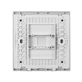 正泰（CHNT）NEW6-T95100 白色联体插座 开关面板 家用暗装空白面板开关（5只装）