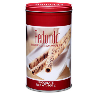 印度尼西亚进口 Redondo 瑞丹多 威化 卷心酥 巧克力味 400g