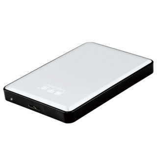 黑甲虫 (KINGIDISK) 160G USB3.0 移动硬盘 K系列 2.5英寸 时尚银 商务时尚 小巧便携 安全加密 K160