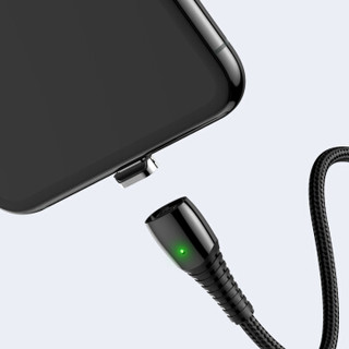 毕亚兹 苹果磁吸转接头 强磁力吸附式充电线头 lightning快充磁铁插头 适用iphone7/8P/XR/Xs Max/ipad CX1