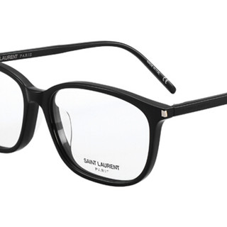 圣罗兰(SAINT LAURENT)眼镜框男女 镜架 透明镜片黑色镜框SL 308/F 006 56mm