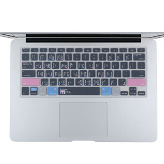 必优美（BUBM)苹果笔记本macbook pro13/15键盘膜Macbook 13/15touch bar保护贴膜 透明舒缓色 air/pro/13/15