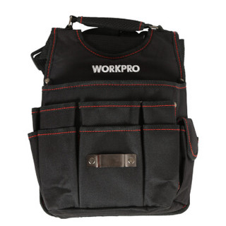 万克宝（WORKPRO）W081050N 多功能带拎手腰包 便携电工维修工具包帆布包