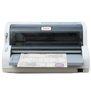 OKI 7700F+ 针式打印机 营改增发票 支票平推式打印 快递单出库单后进纸高速连打（支持82列24针打印）
