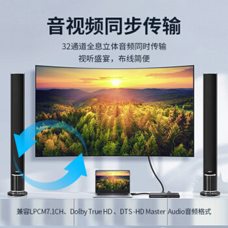 优越者(UNITEK)HDMI2.0分配器一进二出 1进2出4K60Hz数字高清分屏器一分二 笔记本电脑电视盒子投影仪 V118A