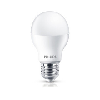 飞利浦（PHILIPS） LED球泡灯 5W 大螺口E27经济型灯泡 6500k 冷白光 日光色 10支装